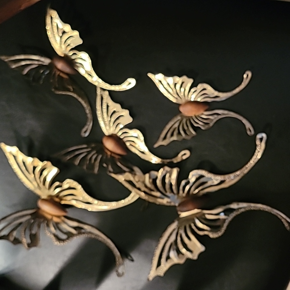 Home Interior Gold Butterflies - Picture 2 of 2